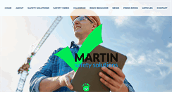 Desktop Screenshot of martinsafetysolutions.com